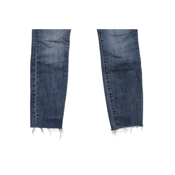 Cabi Jeans Size 4 Mia Button Fly Skinny Stretch Distressed Denim Boho #5694 - Picture 4 of 13